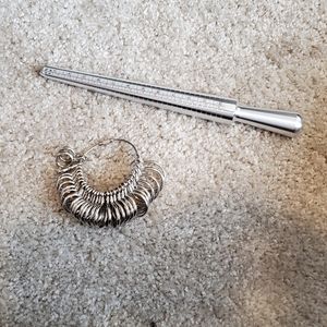 Ring Sizer rings & rod
